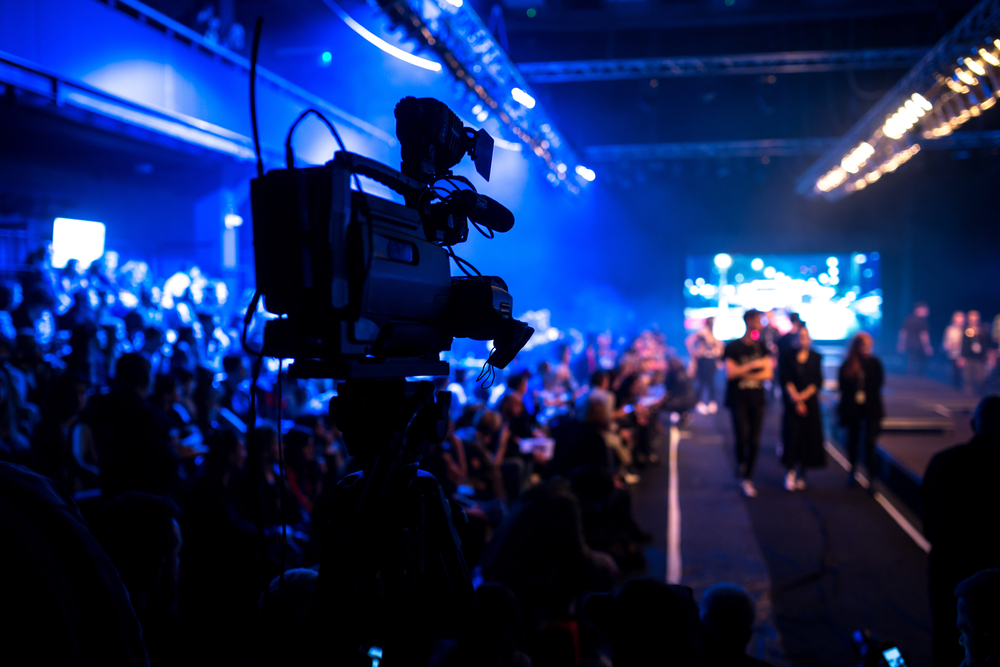 Fashion,Show,Broadcast,,Fashion,Week,Production.