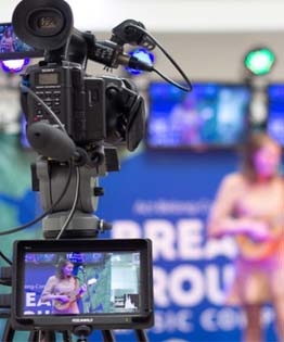 live corporate event videography media coverage via camera