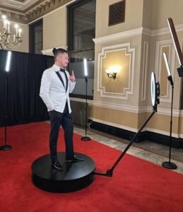360 degree photo booth, 360 photo booth hire near me