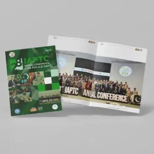 IAPTC UN Police Day- Booklet Design | Printing | Live Streaming | Photography | Videography Coverage by Hamza's Production